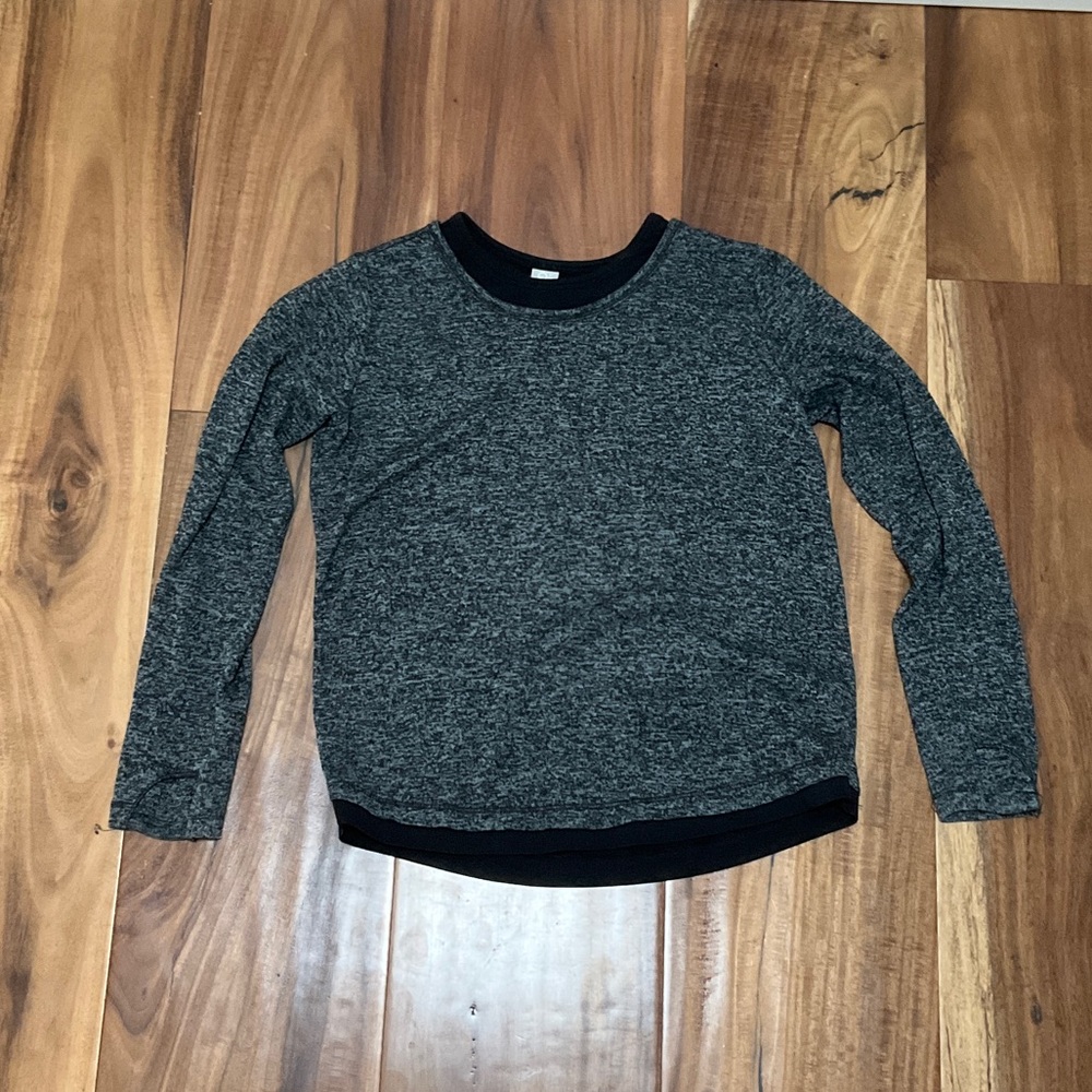 Athleta Charcoal Crew Neck Sweater